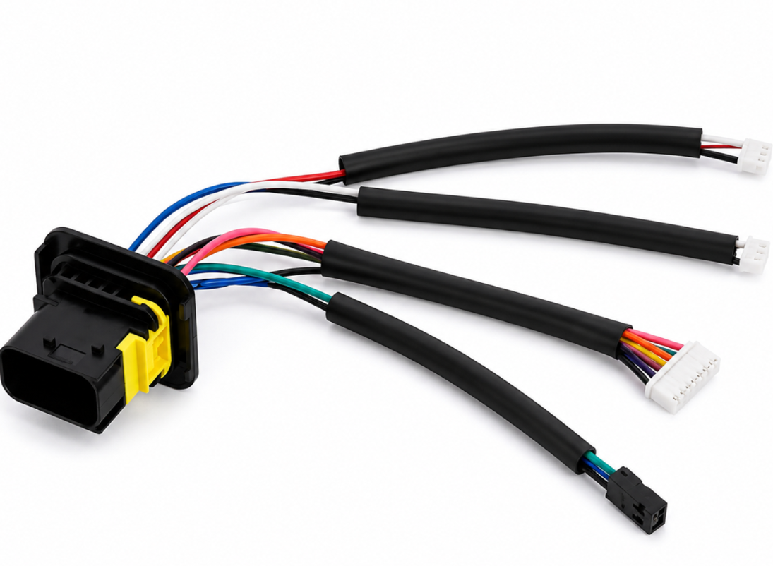 Connecteur principal adaptateur LED avec 4 sorties de dérivation JST/PH