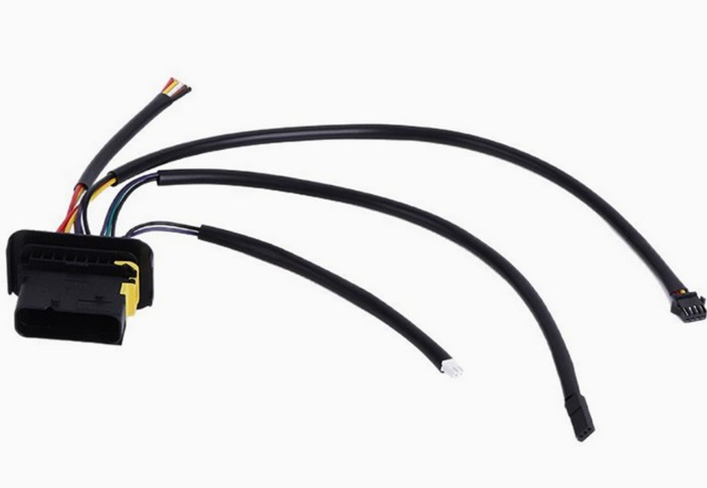 Adaptateur principal à verrouillage jaune haute densité avec sorties multi-ports