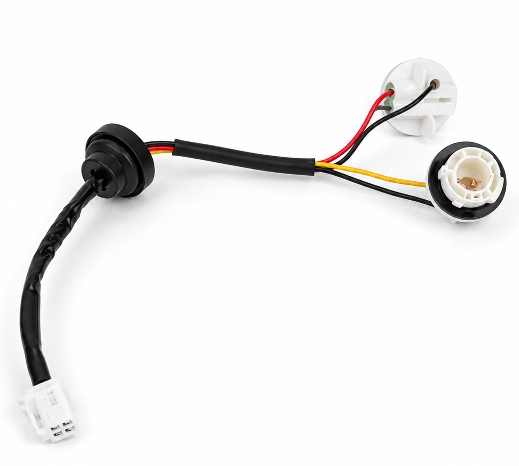 Variante faisceau LED en réseau avec lampe LED ronde