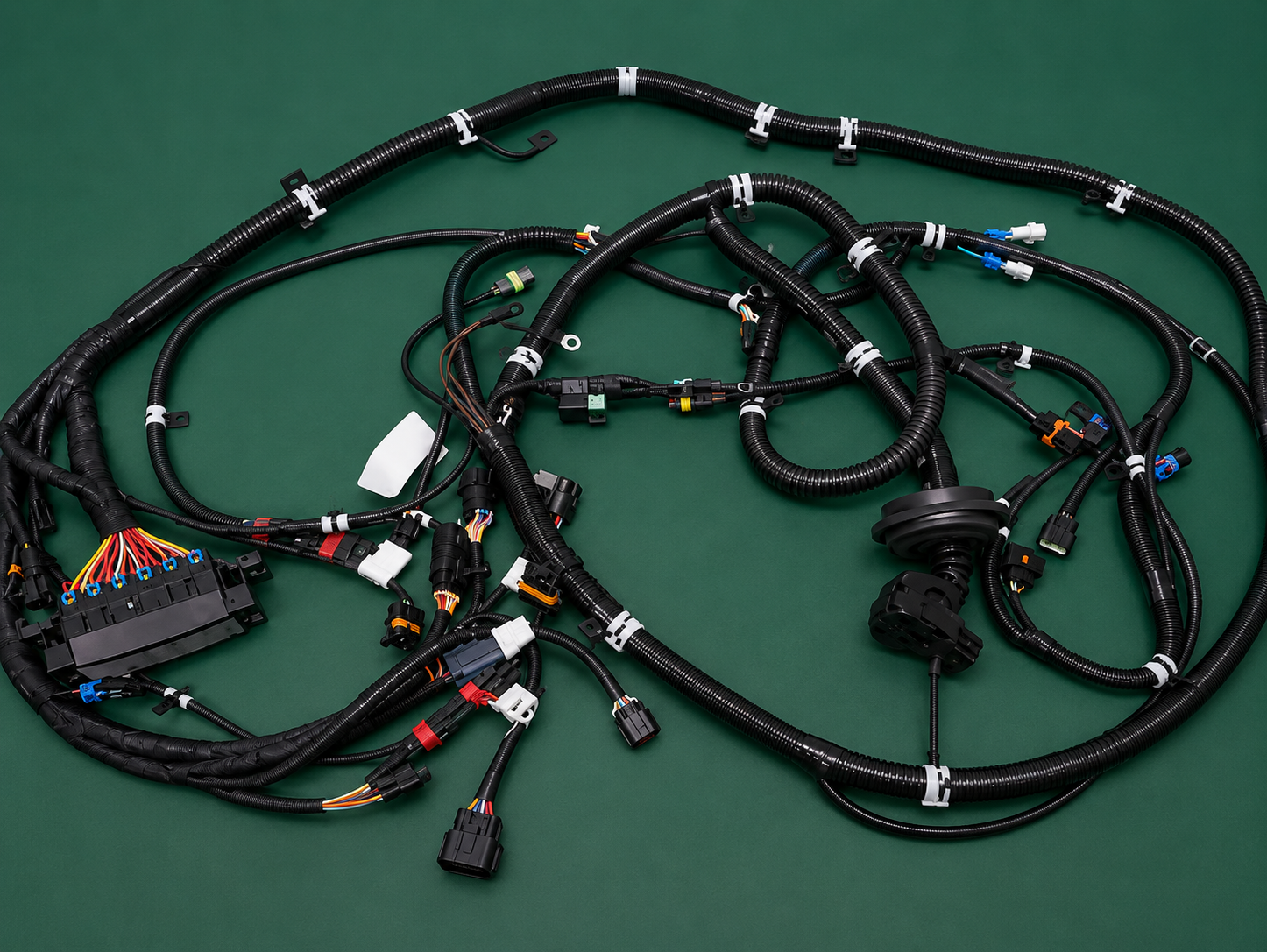 Variante haute résistance avec boîtier à fusibles central et connecteurs à soufflet