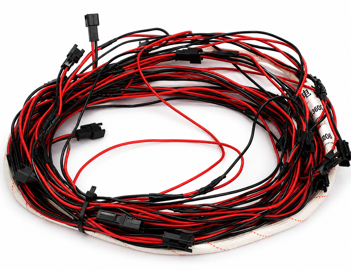 Câble industriel klaxon et siège VH3.96 avec connecteur VE en cuivre serti à froid