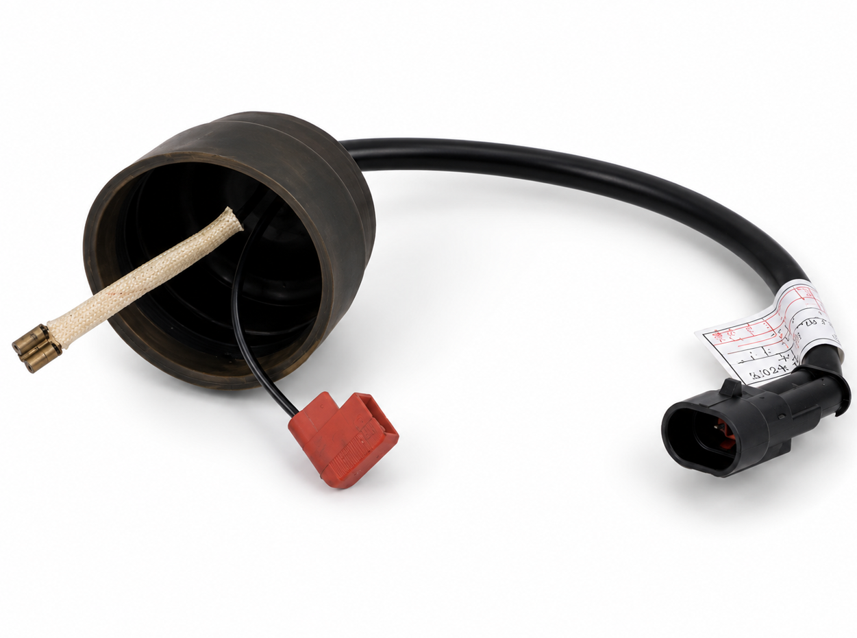 Ensemble connecteur module de commande LED avec joint caoutchouc — variante 2