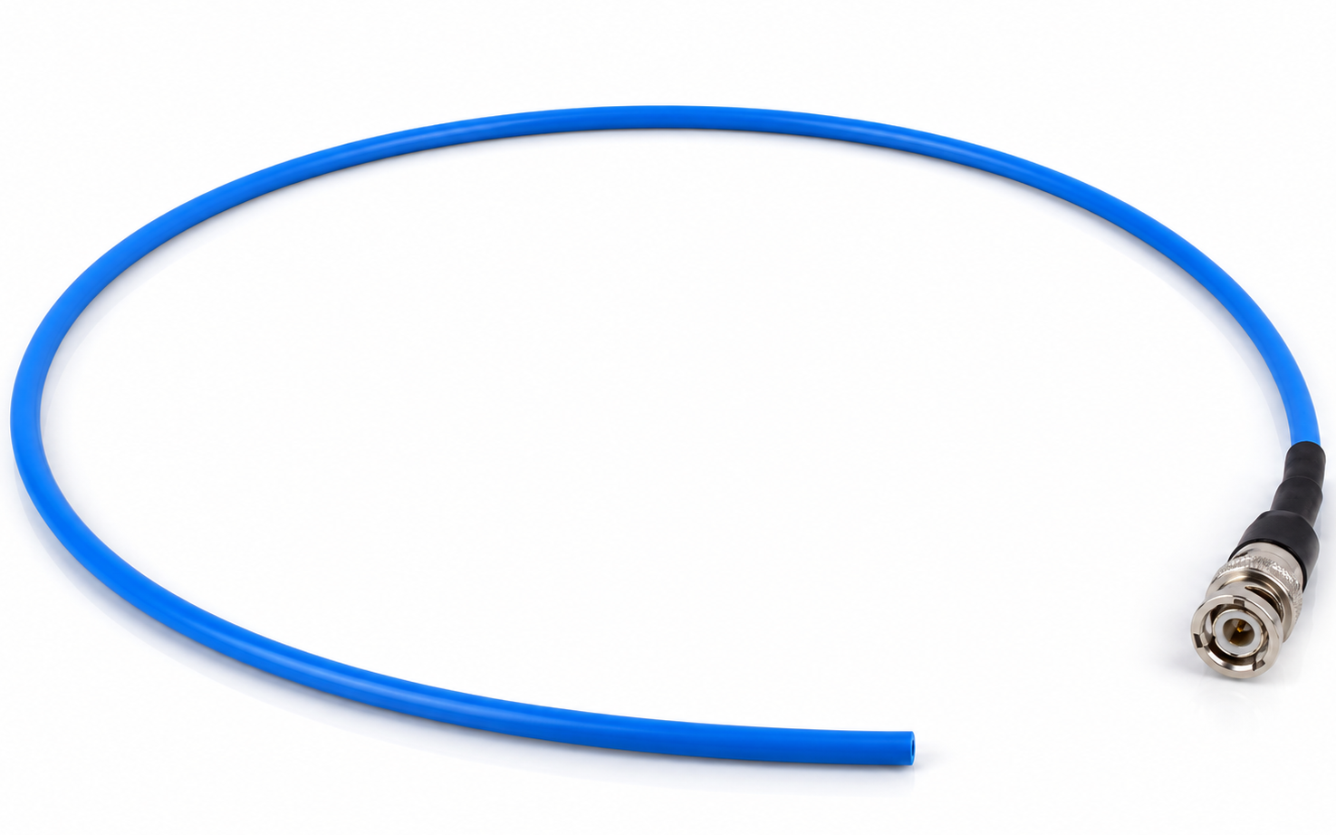 Câble RF SMA coaxial à gaine bleue PFA, haute fréquence à faibles pertes